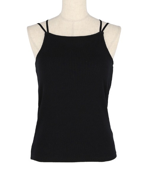 coca（coca）（コカ）の「カップ付き華奢紐キャミソール[外で着られるブラトップスOUT BRA]（キャミソール・レディース・ブラック/アイボリー/その他1・S/M/L）」の5枚目の写真
