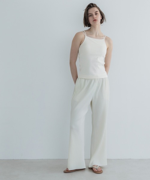 coca（coca）（コカ）の「カップ付き華奢紐キャミソール[外で着られるブラトップスOUT BRA]（キャミソール・レディース・ブラック/アイボリー/その他1・S/M/L）」の22枚目の写真