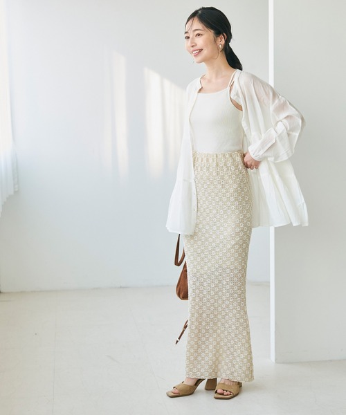 coca（coca）（コカ）の「カップ付き華奢紐キャミソール[外で着られるブラトップスOUT BRA]（キャミソール・レディース・ブラック/アイボリー/その他1・S/M/L）」の19枚目の写真