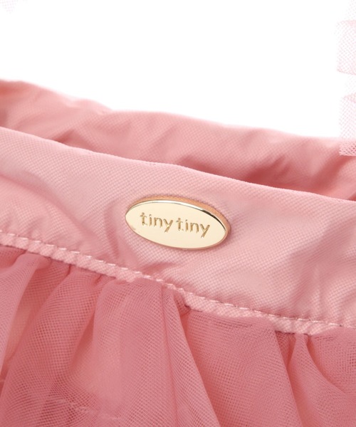 tiny tiny（ティニーティニー）の「チュールフリルチェーンショルダーバッグ[tiny tiny(ティニーティニー)]（ショルダーバッグ・レディース・ブラック/アイボリー/ピンク/グレー/レッド・0）」の17枚目の写真