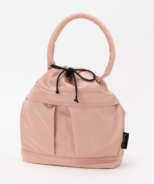 HusHusH（ハッシュアッシュ）の「HusHusH ハッシュアッシュ ヘルメット巾着（ショルダーバッグ・レディース・ピンク/アイボリー/ブラック/ブルー・フリー）」の4枚目の写真