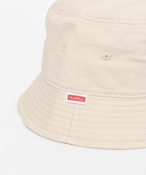 Healthknit（ヘルスニット）の「Healthknit　HK ロゴ 刺繍 Bucket Hat（ハット・メンズ・ベージュ/ブラック/インディゴブルー・-）」の5枚目の写真