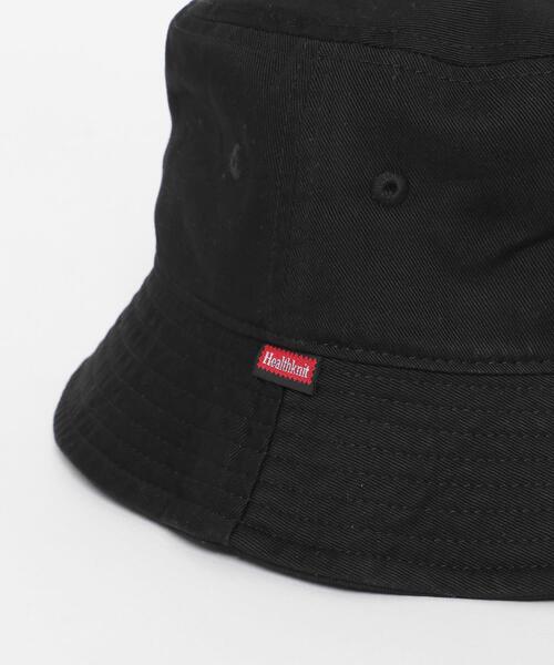 Healthknit（ヘルスニット）の「Healthknit　HK ロゴ 刺繍 Bucket Hat（ハット・メンズ・ベージュ/ブラック/インディゴブルー・-）」の7枚目の写真