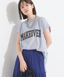 OMNES | コットンベア天竺フレンチスリーブロゴTシャツ(Tシャツ/カットソー)