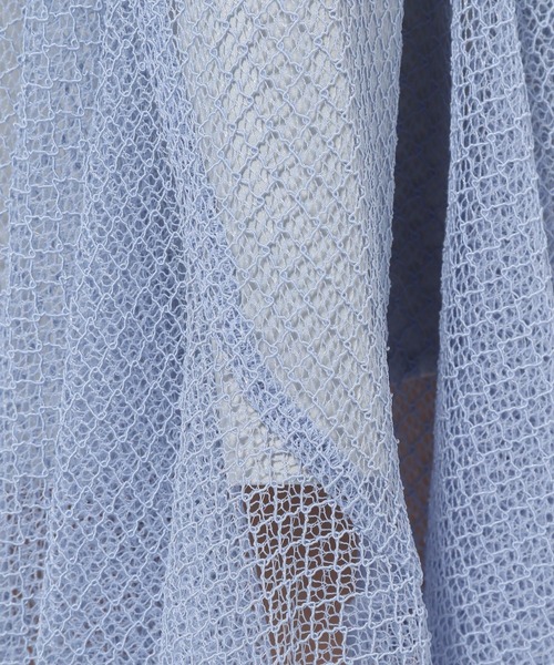 mysty woman(ミスティウーマン)の「メッシュエスカルゴスカート 124761(スカート・レディース・ブラック/ブルー/アイボリー・FREE)」の17枚目の写真