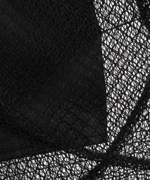 mysty woman(ミスティウーマン)の「メッシュエスカルゴスカート 124761(スカート・レディース・ブラック/ブルー/アイボリー・FREE)」の20枚目の写真