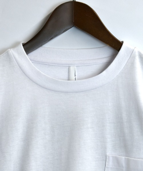 Starting Over(スターティングオーバー)の「striped shirt switching T-shirt/ストライプ 切り替え クルーネック半袖Tシャツ(Tシャツ/カットソー・メンズ・ブラック/ホワイト・M/L/XL)」の10枚目の写真