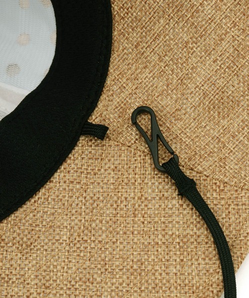 ROPE' PICNIC（ロペピクニック）の「【コカゲル】UVカット/ナチュラルサファリハット（ハット・レディース・ブラック/ベージュ・FREE）」の12枚目の写真