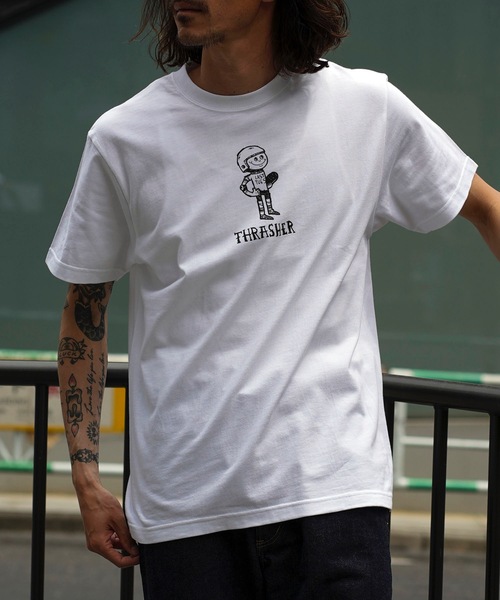 THRASHER(スラッシャー)の「LAST TUES S/S T-SHIRTS/スラッシャーユニセックスデザインストリートグスタイルシルエットプリント半袖カットソー(Tシャツ/カットソー・メンズ・ホワイト/ブラック×ホワイト・MEDIUM/LARGE/X-LARGE/XX-LARGE)」の15枚目の写真