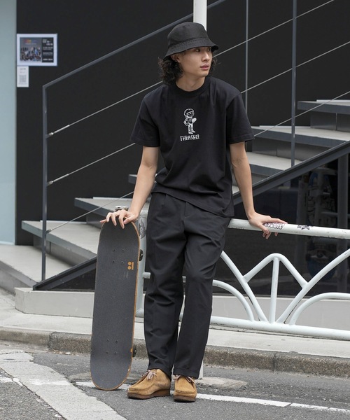 THRASHER(スラッシャー)の「LAST TUES S/S T-SHIRTS/スラッシャーユニセックスデザインストリートグスタイルシルエットプリント半袖カットソー(Tシャツ/カットソー・メンズ・ホワイト/ブラック×ホワイト・MEDIUM/LARGE/X-LARGE/XX-LARGE)」の5枚目の写真