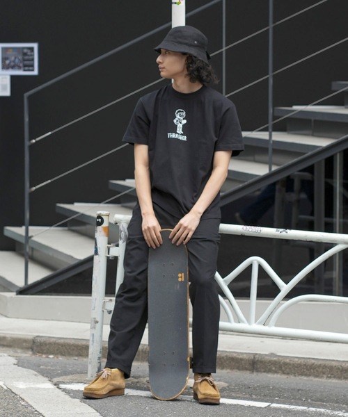 THRASHER(スラッシャー)の「LAST TUES S/S T-SHIRTS/スラッシャーユニセックスデザインストリートグスタイルシルエットプリント半袖カットソー(Tシャツ/カットソー・メンズ・ホワイト/ブラック×ホワイト・MEDIUM/LARGE/X-LARGE/XX-LARGE)」の6枚目の写真