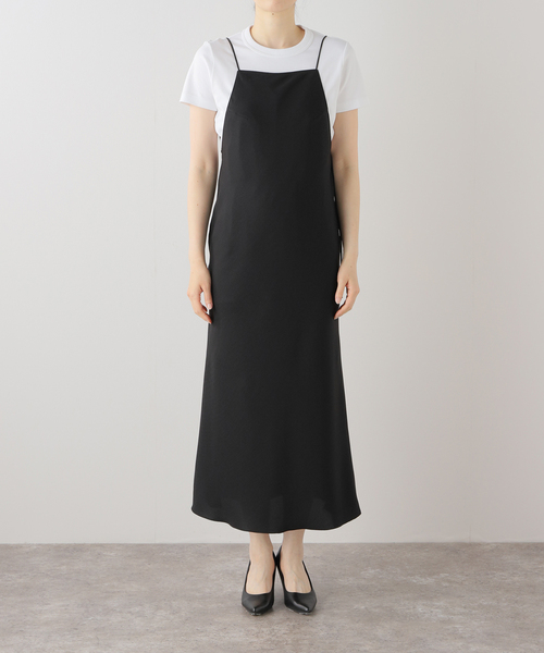plage(プラージュ)の「apron ドレス(ワンピース・レディース・ブラック・36/38)」の8枚目の写真
