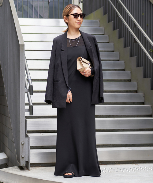 plage(プラージュ)の「apron ドレス(ワンピース・レディース・ブラック・36/38)」の21枚目の写真