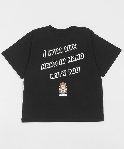 XLARGE KIDS（エクストララージキッズ）の「メッセージロゴファニーゴリラ半袖Tシャツ（Tシャツ/カットソー・キッズ・ホワイト/サックスブルー/ブラック・80ｃｍ/90cm/100cm/110cm/120cm/130cm/140cm）」の13枚目の写真
