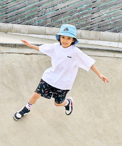 XLARGE KIDS（エクストララージキッズ）の「メッセージロゴファニーゴリラ半袖Tシャツ（Tシャツ/カットソー・キッズ・ホワイト/サックスブルー/ブラック・80ｃｍ/90cm/100cm/110cm/120cm/130cm/140cm）」の18枚目の写真