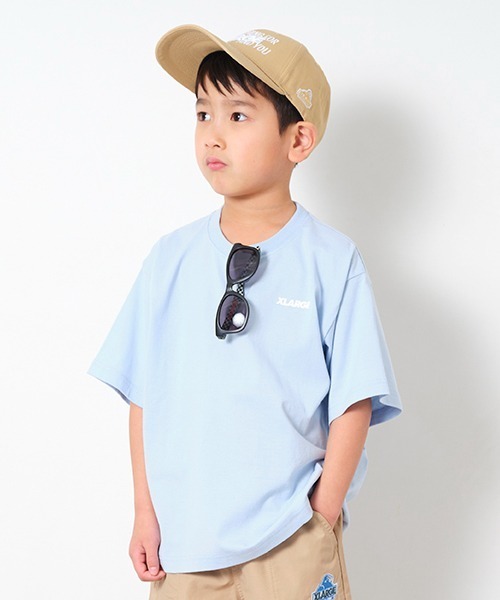 XLARGE KIDS（エクストララージキッズ）の「メッセージロゴファニーゴリラ半袖Tシャツ（Tシャツ/カットソー・キッズ・ホワイト/サックスブルー/ブラック・80ｃｍ/90cm/100cm/110cm/120cm/130cm/140cm）」の21枚目の写真