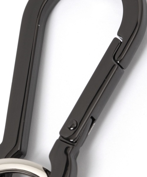 GLOBAL WORK（グローバルワーク）の「UNISEX/スクエアカラビナ/121447（キーホルダー・メンズ・シルバー/ブラック・FREE）」の3枚目の写真