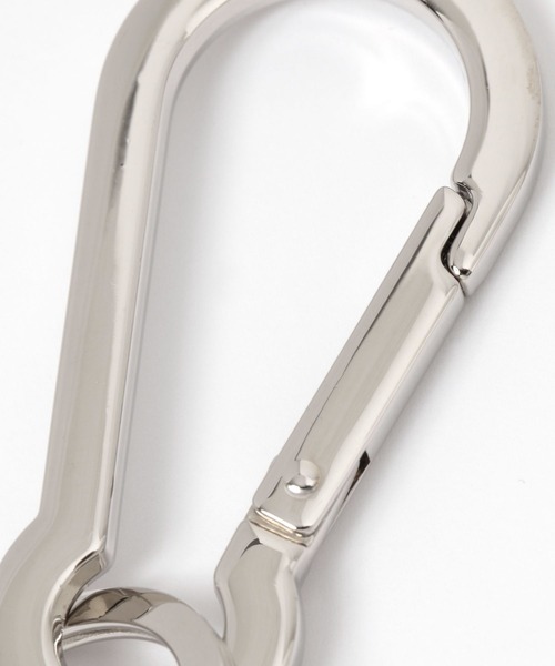 GLOBAL WORK（グローバルワーク）の「UNISEX/スクエアカラビナ/121447（キーホルダー・メンズ・シルバー/ブラック・FREE）」の5枚目の写真