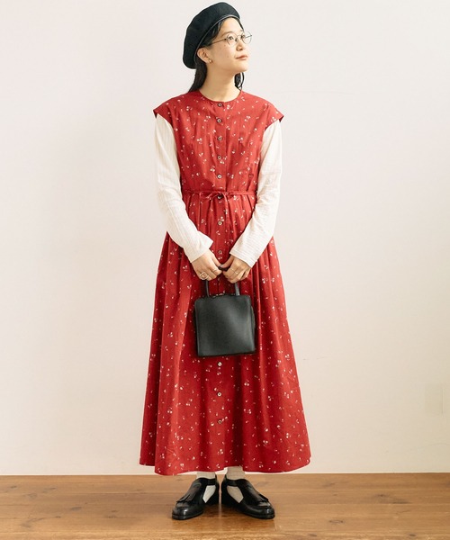 fig Ｌondon（フィグロンドン）の「●Nocturne dress（ワンピース・レディース・レッド/ブラック・FREE）」の7枚目の写真