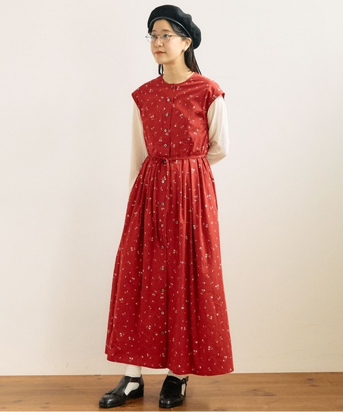 fig Ｌondon（フィグロンドン）の「●Nocturne dress（ワンピース・レディース・レッド/ブラック・FREE）」の8枚目の写真