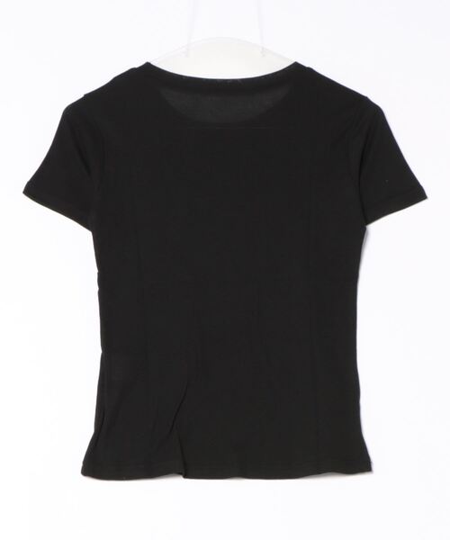 esutoreja(エストレジャ)の「クルーネックTシャツ(Tシャツ/カットソー・レディース・グレー/ブラック/ホワイト・FREE)」の9枚目の写真