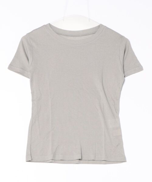 esutoreja(エストレジャ)の「クルーネックTシャツ(Tシャツ/カットソー・レディース・グレー/ブラック/ホワイト・FREE)」の11枚目の写真