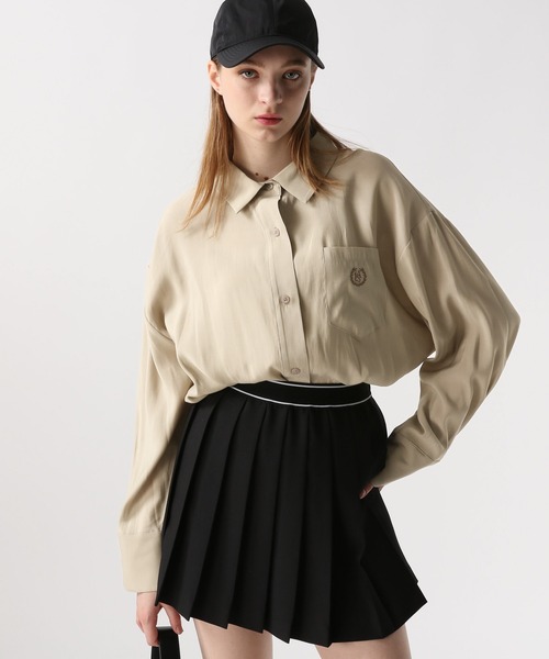 FOREVER 21（フォーエバー トゥエンティーワン）の「【2024SS】シアーカラーシャツ（シャツ/ブラウス・レディース・ブラウン/ピンク/オフホワイト/ブルー・FREE）」の3枚目の写真