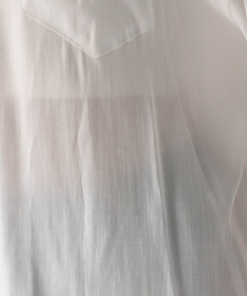 FOREVER 21（フォーエバー トゥエンティーワン）の「【2024SS】シアーカラーシャツ（シャツ/ブラウス・レディース・ブラウン/ピンク/オフホワイト/ブルー・FREE）」の8枚目の写真