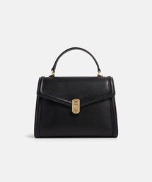 METROCITY | 【メトロシティ】牛革 サッチェルバッグ ミディアム 2way ショルダー クロス 収納(トートバッグ)