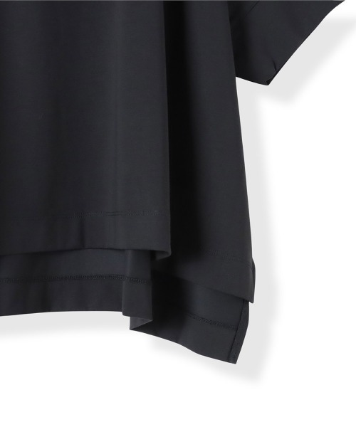 VICKY(ビッキー)の「【着回し抜群】オーバーサイズTシャツ≪洗濯機で洗える≫(Tシャツ/カットソー・レディース・ブラック/ホワイト・M)」の10枚目の写真