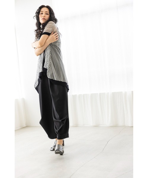 OSMOSIS（オズモーシス）の「コクーンタックパンツ（その他パンツ・レディース・ブラウン/ベージュ/ブラック/チャコール・ONE SIZE）」の12枚目の写真