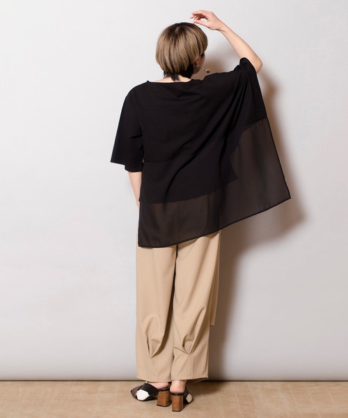 OSMOSIS（オズモーシス）の「コクーンタックパンツ（その他パンツ・レディース・ブラウン/ベージュ/ブラック/チャコール・ONE SIZE）」の21枚目の写真