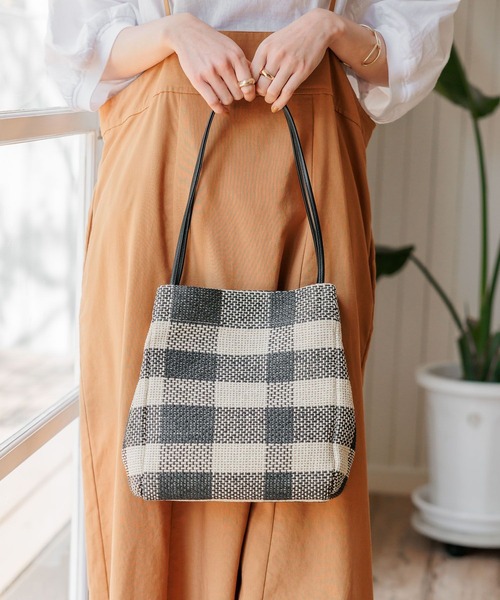 studio CLIP（スタディオクリップ）の「ペーパー肩掛けトート（トートバッグ・レディース・その他1/ナチュラル/ブルー/ブラック・FREE）」の5枚目の写真