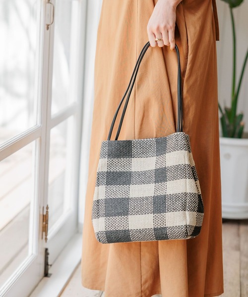 studio CLIP（スタディオクリップ）の「ペーパー肩掛けトート（トートバッグ・レディース・その他1/ナチュラル/ブルー/ブラック・FREE）」の6枚目の写真