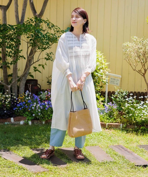 studio CLIP（スタディオクリップ）の「ペーパー肩掛けトート（トートバッグ・レディース・その他1/ナチュラル/ブルー/ブラック・FREE）」の13枚目の写真