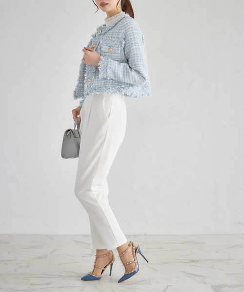 tocco closet（トッコ クローゼット）の「ゴールド釦フリンジ