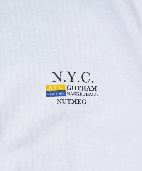 NO NEED(ノーニード)の「【NUTMEG/ナツメグ】N.Y.Cプリント 7.0oz ヘビーウェイトBIG Tシャツ(Tシャツ/カットソー・メンズ・ブラック/ホワイト/ネイビー・LL/L/M)」の10枚目の写真