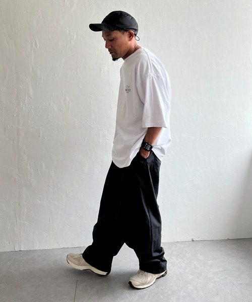 NO NEED(ノーニード)の「【NUTMEG/ナツメグ】N.Y.Cプリント 7.0oz ヘビーウェイトBIG Tシャツ(Tシャツ/カットソー・メンズ・ブラック/ホワイト/ネイビー・LL/L/M)」の20枚目の写真
