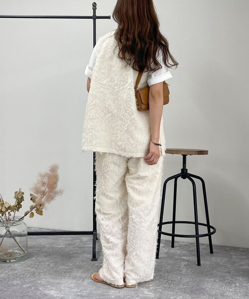 【セール】フリンジジャガードジレ(ベスト)|fredy emue(フレディエミュ) 【セール】フリンジジャガードジレ(ベスト)|fredy emue(フレディエミュ)