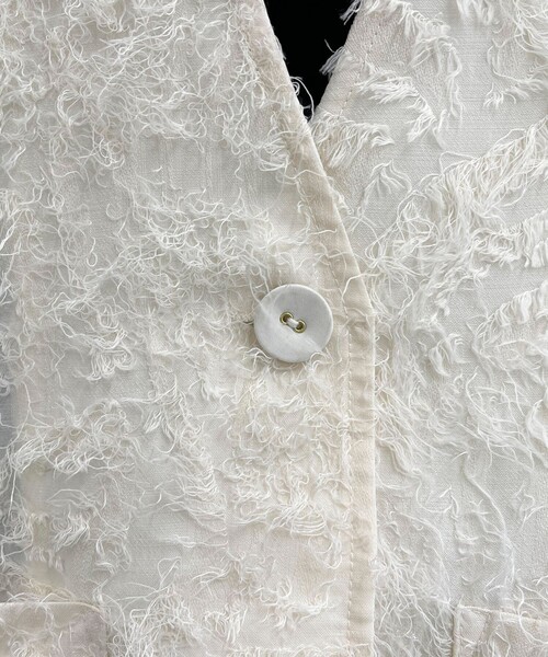 【セール】フリンジジャガードジレ(ベスト)|fredy emue(フレディエミュ) 【セール】フリンジジャガードジレ(ベスト)|fredy emue(フレディエミュ)