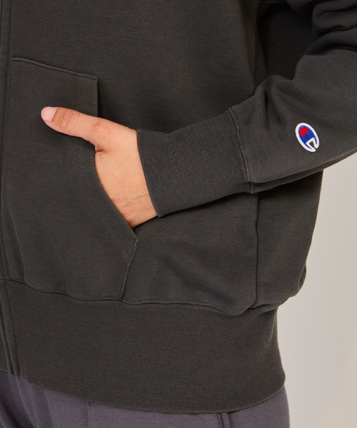 Champion(チャンピオン)の「【Champion/チャンピオン】レディース スポーツ テックウィーブ テリー ジップフーデッドスウェットシャツ(パーカー・レディース・ブラック系その他/オリーブ/ピンク系その他7・LARGE/MEDIUM)」の7枚目の写真