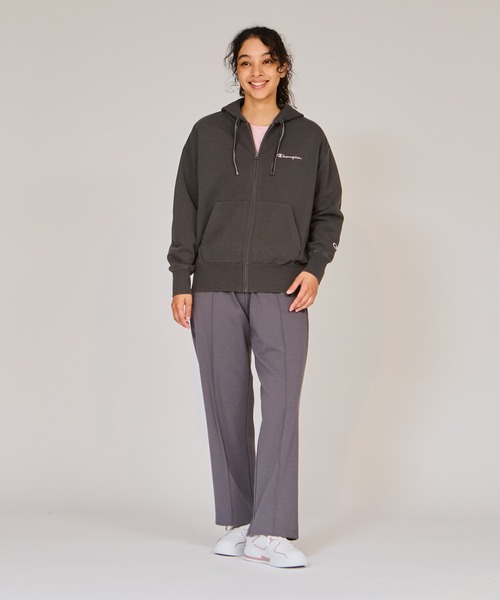 Champion(チャンピオン)の「【Champion/チャンピオン】レディース スポーツ テックウィーブ テリー ジップフーデッドスウェットシャツ(パーカー・レディース・ブラック系その他/オリーブ/ピンク系その他7・LARGE/MEDIUM)」の9枚目の写真
