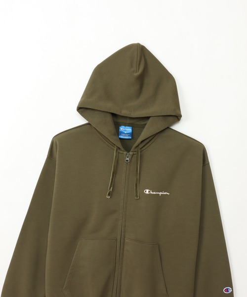 Champion(チャンピオン)の「【Champion/チャンピオン】レディース スポーツ テックウィーブ テリー ジップフーデッドスウェットシャツ(パーカー・レディース・ブラック系その他/オリーブ/ピンク系その他7・LARGE/MEDIUM)」の18枚目の写真