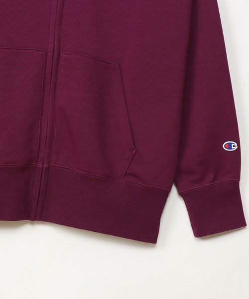 Champion(チャンピオン)の「【Champion/チャンピオン】レディース スポーツ テックウィーブ テリー ジップフーデッドスウェットシャツ(パーカー・レディース・ブラック系その他/オリーブ/ピンク系その他7・LARGE/MEDIUM)」の4枚目の写真