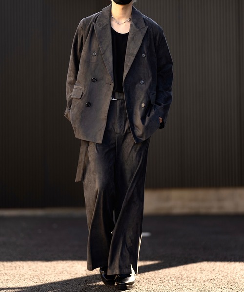 CLEL】Double Tech Fade Belted Pants/ダブルテックフェード