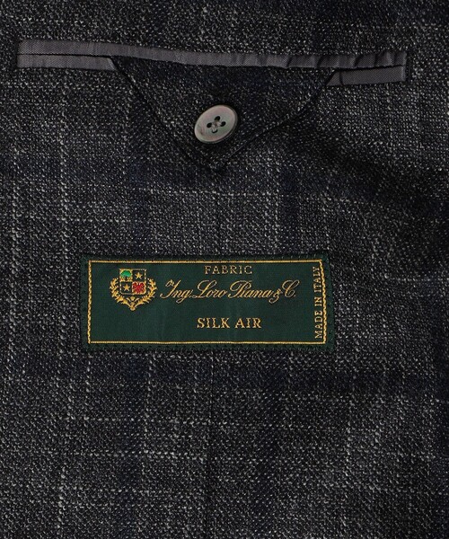 セール】ウールカシミヤシルク シングルブレステッド2Bジャケット Loro