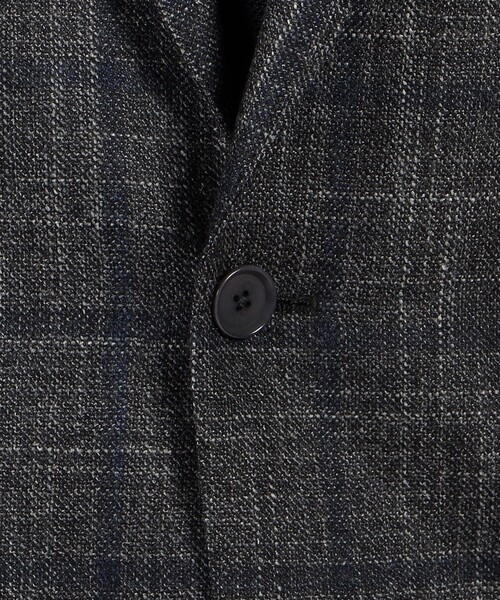 TOMORROWLAND （トゥモローランド）の「ウールカシミヤシルク シングルブレステッド2Bジャケット Loro Piana（テーラードジャケット・メンズ・ブラック系その他/ダークブラウン・48/52/54/44/46/50）」の14枚目の写真