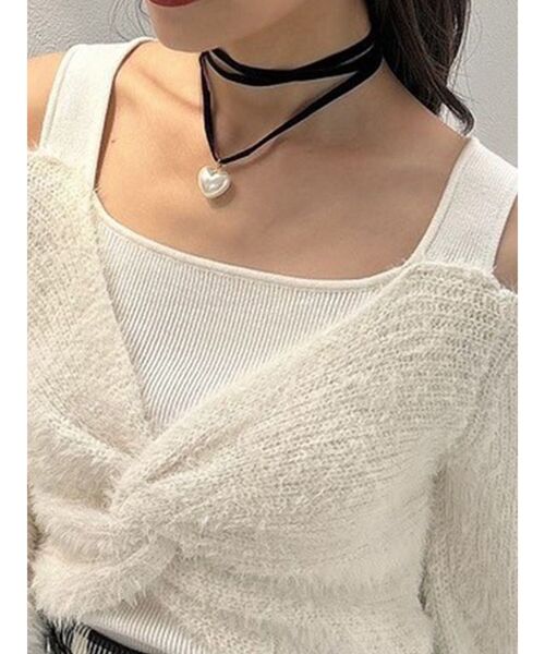 RESEXXY(リゼクシー)の「ハートポイントチョーカー(チョーカー・レディース・シルバー/ゴールド/その他1・FREE)」の3枚目の写真