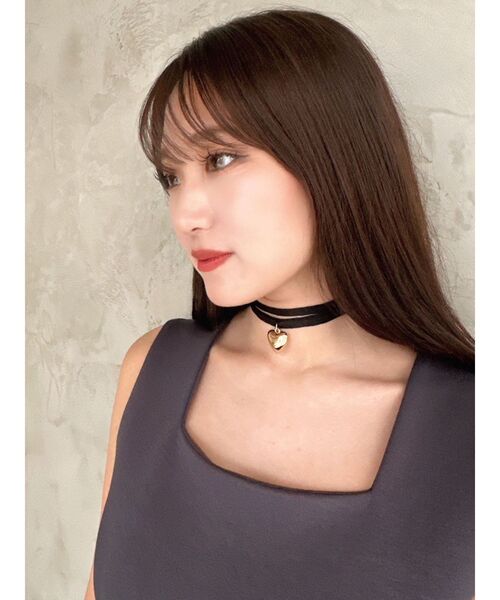 RESEXXY(リゼクシー)の「ハートポイントチョーカー(チョーカー・レディース・シルバー/ゴールド/その他1・FREE)」の2枚目の写真