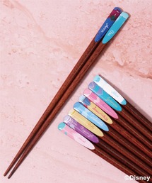 Disney（ディズニー）の「(SK)【Disney】【5膳セット】すべり止め加工 天削げ 箸[21.0cm]（カトラリー）」